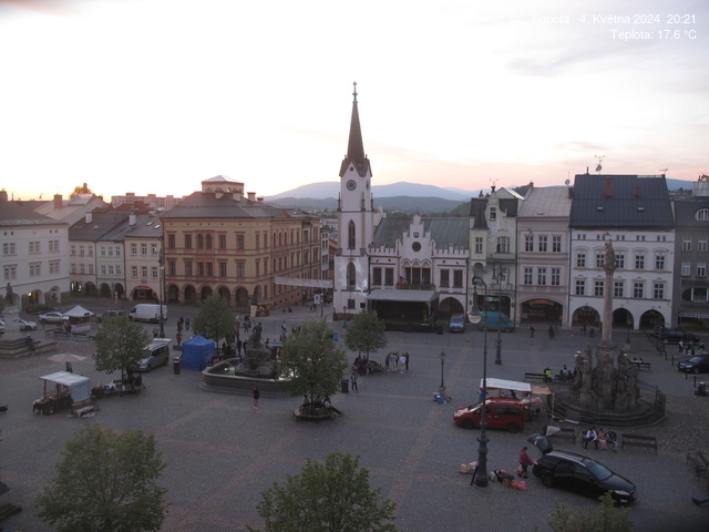 Webkamera - Krakonošovo náměstí v Trutnově