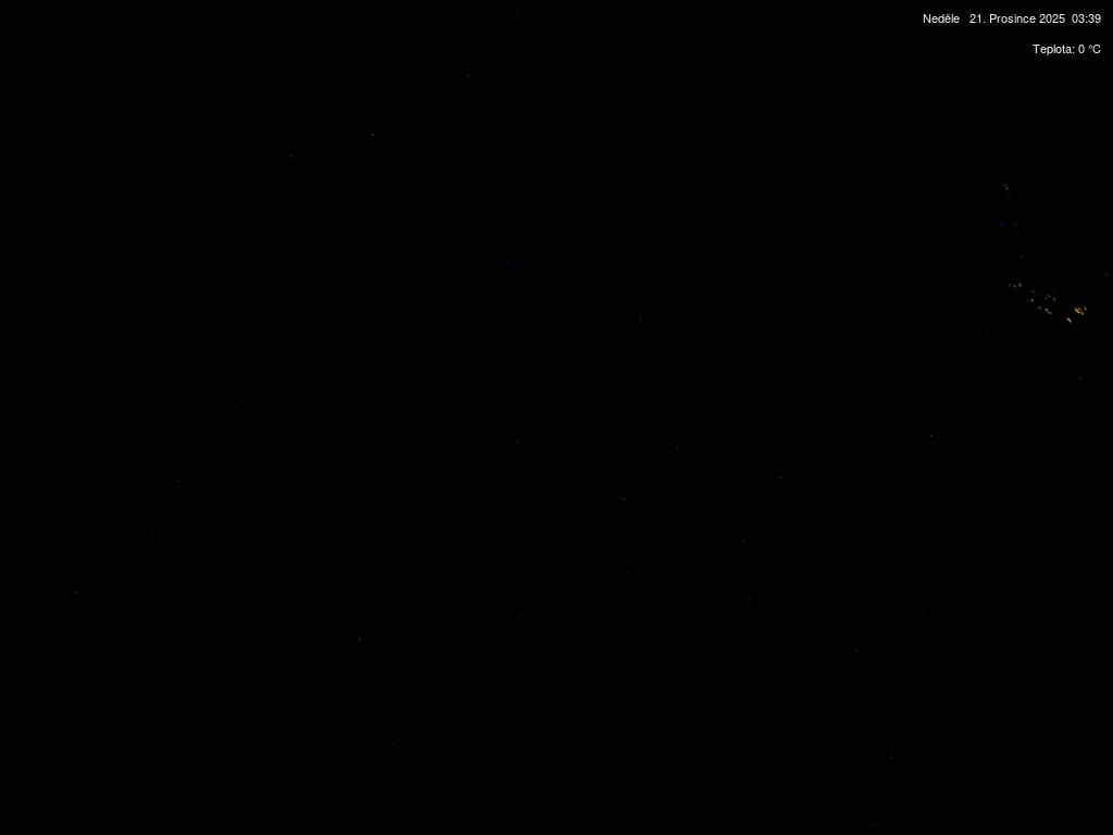 Kamera na żywo - Moravská bouda